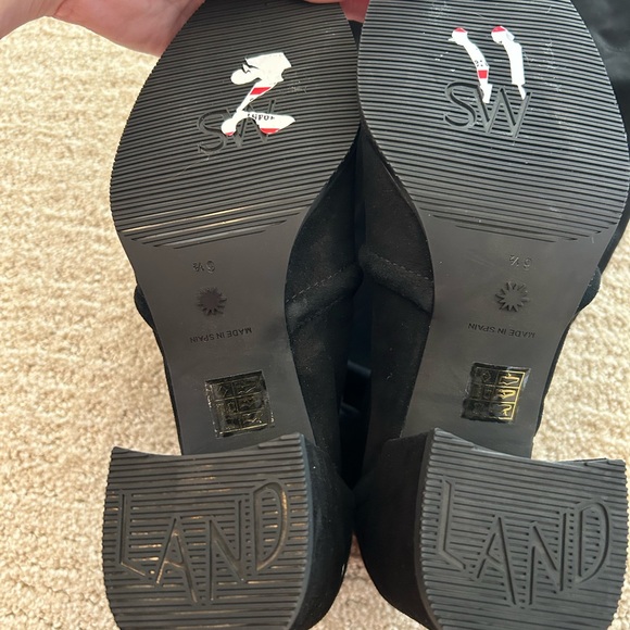 NEW Stuart Weitzman Lamd Over The Knee Suede Tie Boot - Picture 10 of 15